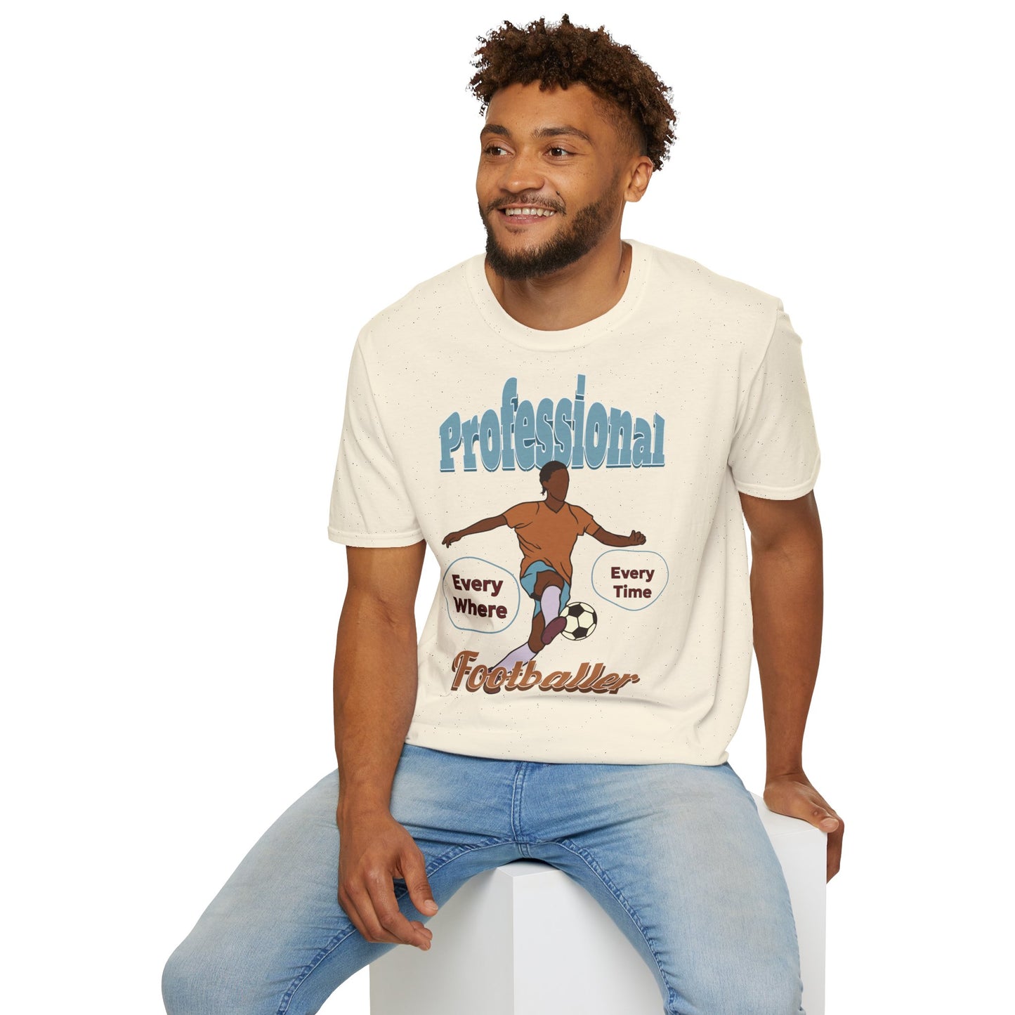 Footballer Unisex T-Shirt - Casual Sports Tee for Football Lovers