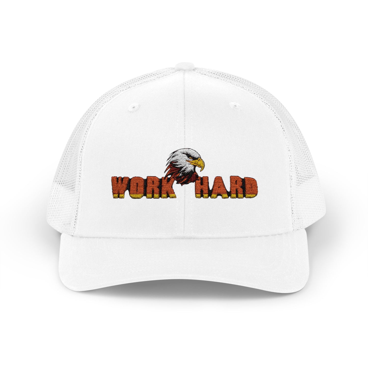 Work Hard Eagle Snapback Cap