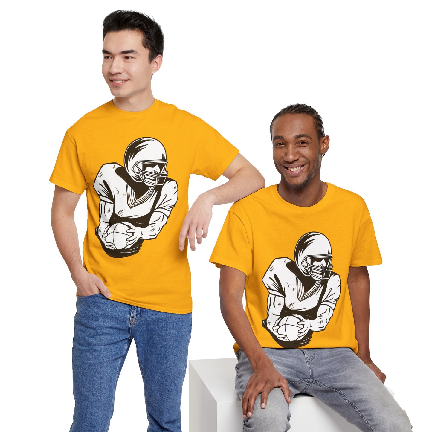 Football Graphic Tee, Casual wear.