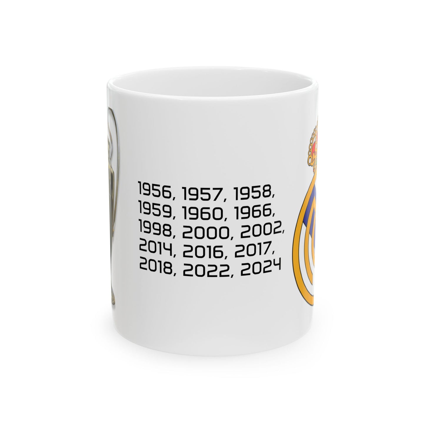 Mug - Real Madrid Champions League History Ceramic Mug (11oz, 15oz)