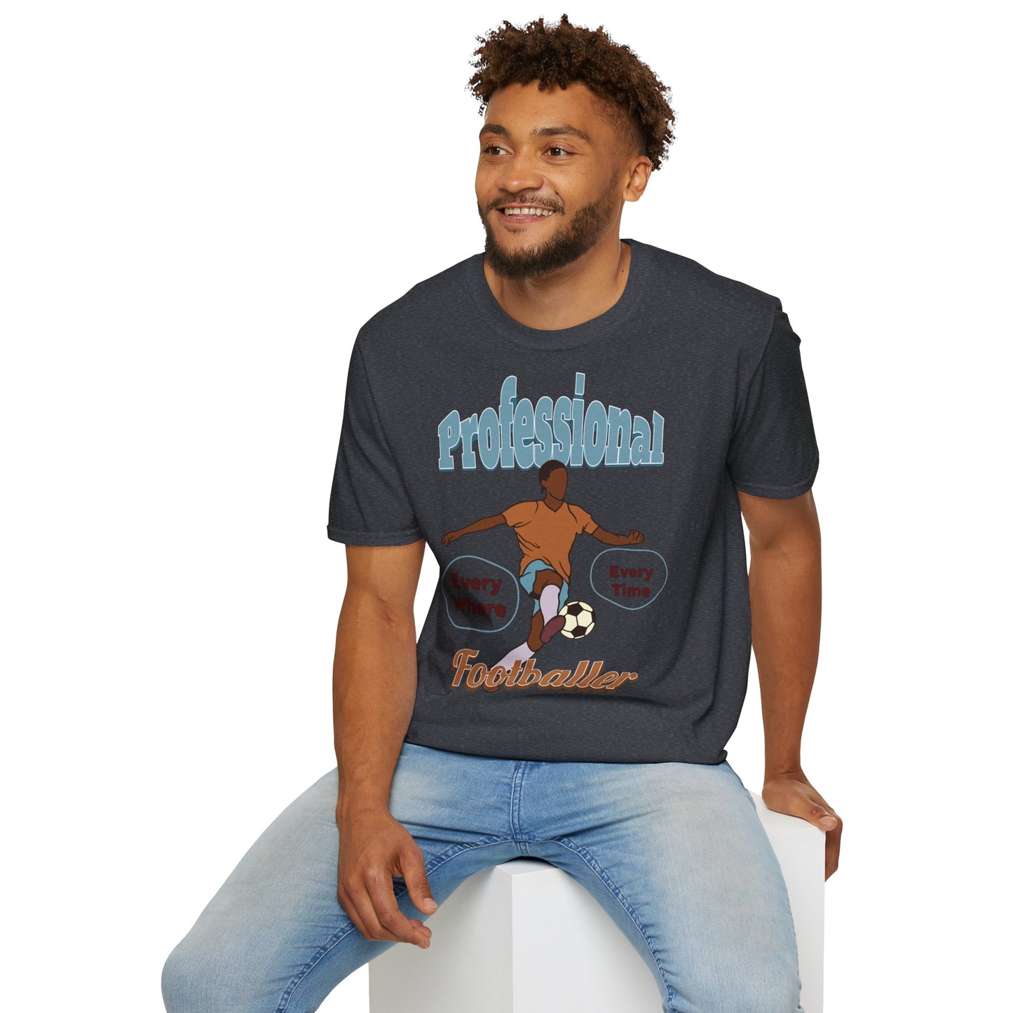 Footballer Unisex T-Shirt - Casual Sports Tee for Football Lovers