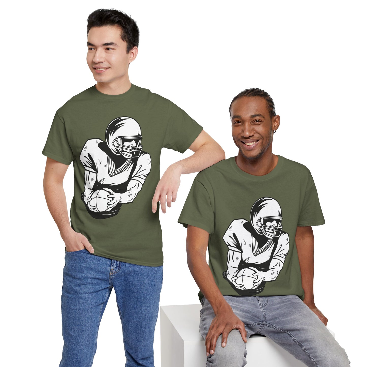 Football Graphic Tee, Casual wear.