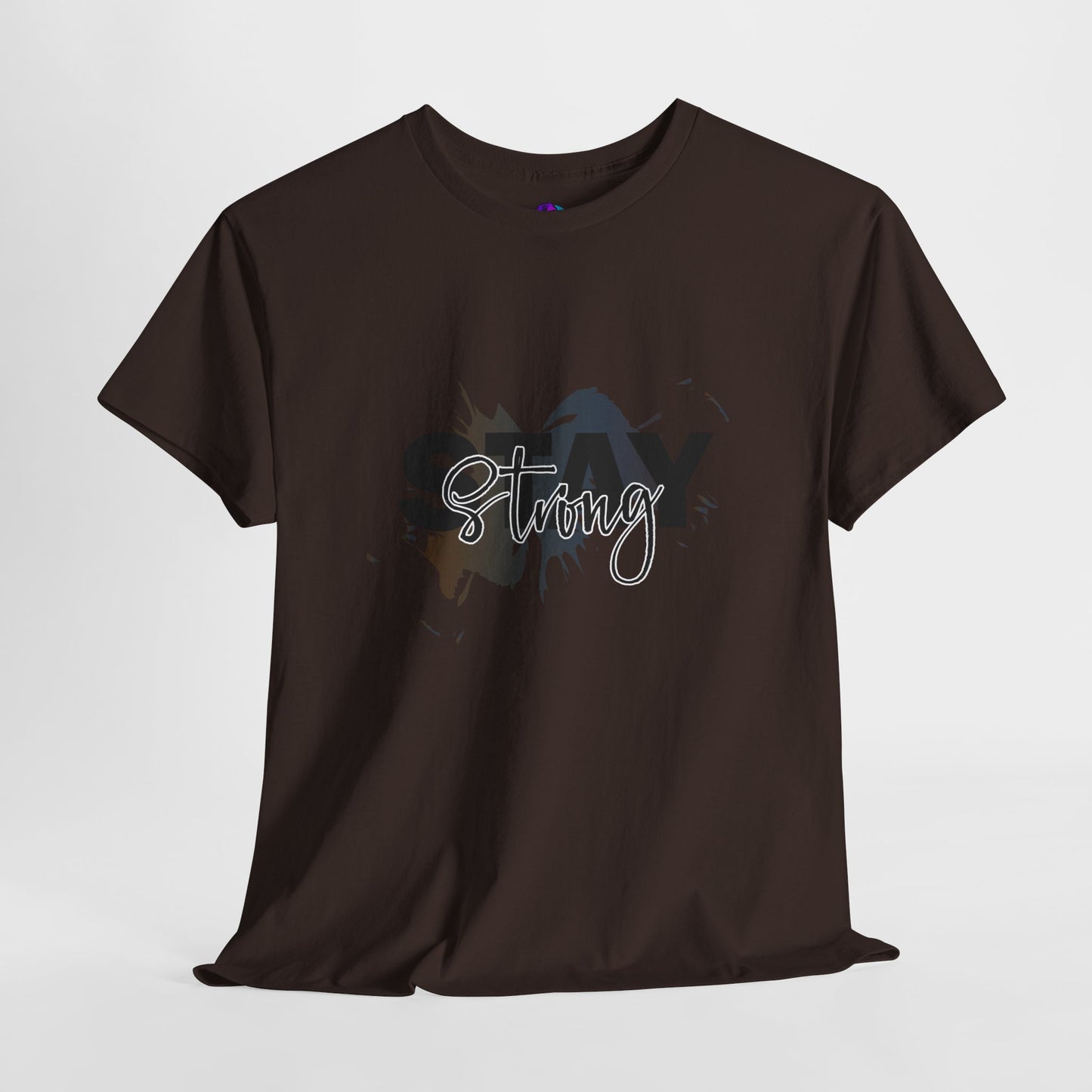 Stay Strong Unisex Heavy Cotton Tee, Inspirational T-Shirt, Motivational Apparel, Casual Wear, Gifts for Him/Her, Everyday Comfort