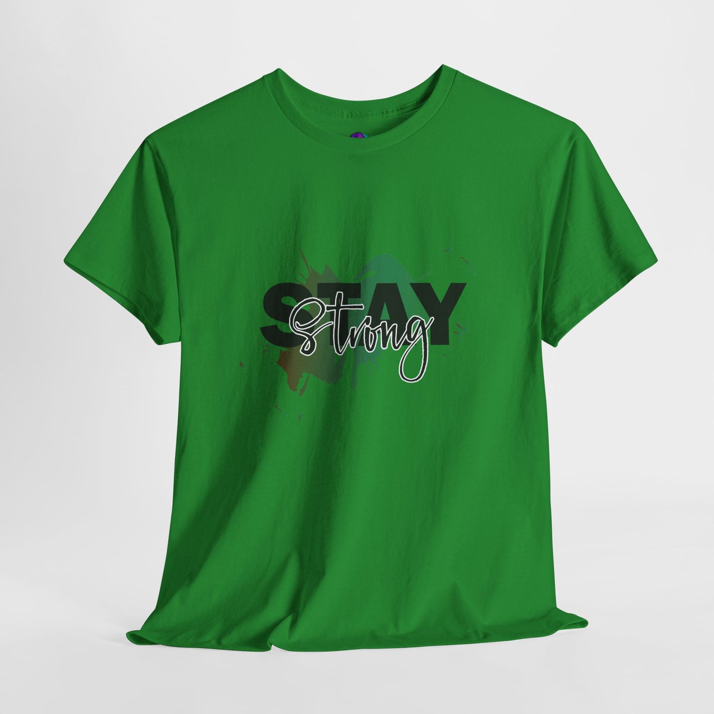 Stay Strong Unisex Heavy Cotton Tee, Inspirational T-Shirt, Motivational Apparel, Casual Wear, Gifts for Him/Her, Everyday Comfort
