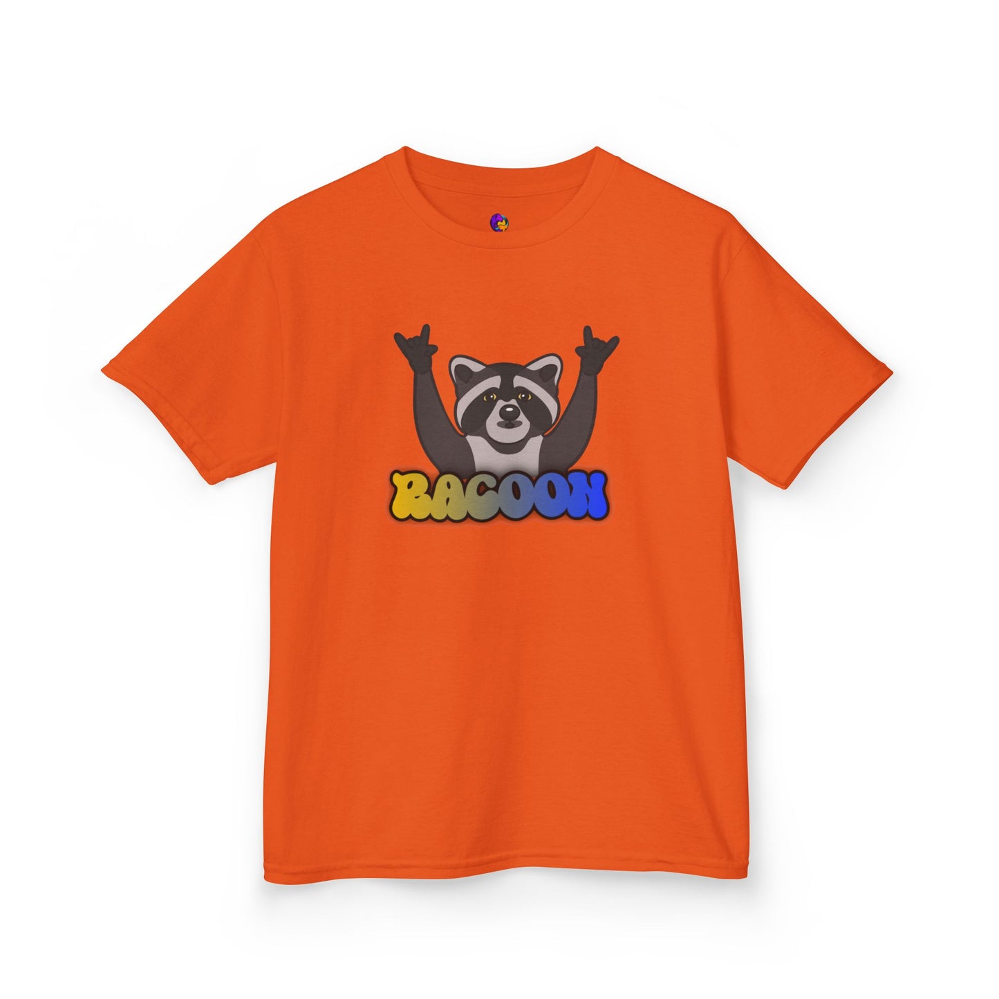 Rockin' Raccoon Kids Tee | Fun Cotton Shirt for Boys & Girls, Cute Animal Graphic Tee, Birthday Gift, Playtime Essential
