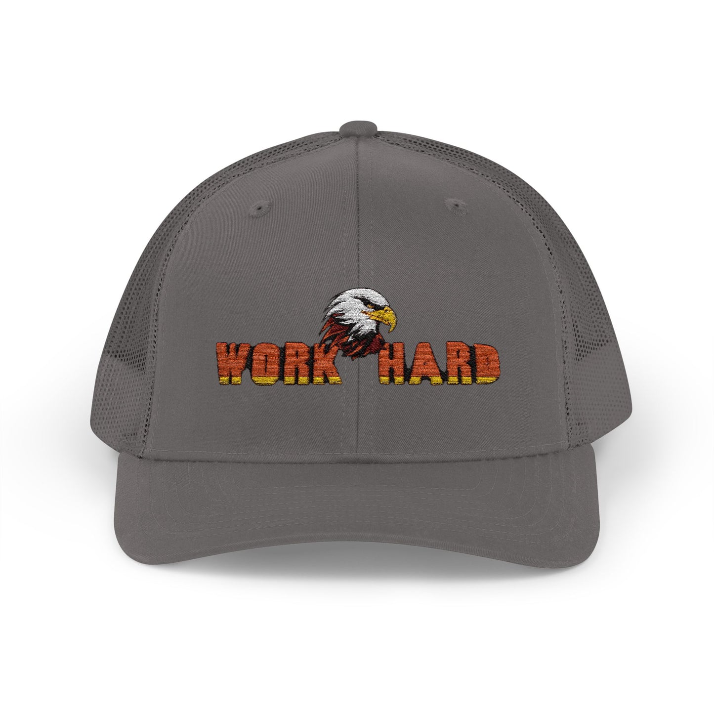 Work Hard Eagle Snapback Cap