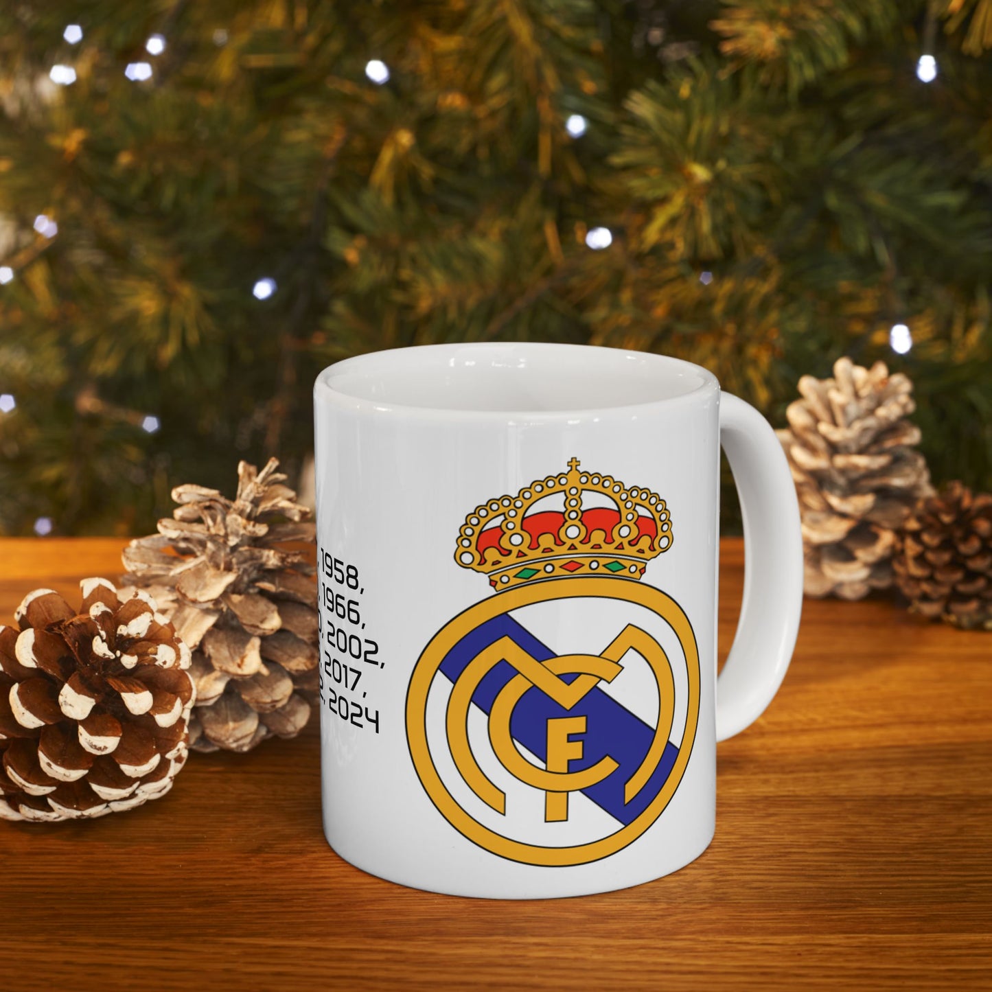 Mug - Real Madrid Champions League History Ceramic Mug (11oz, 15oz)