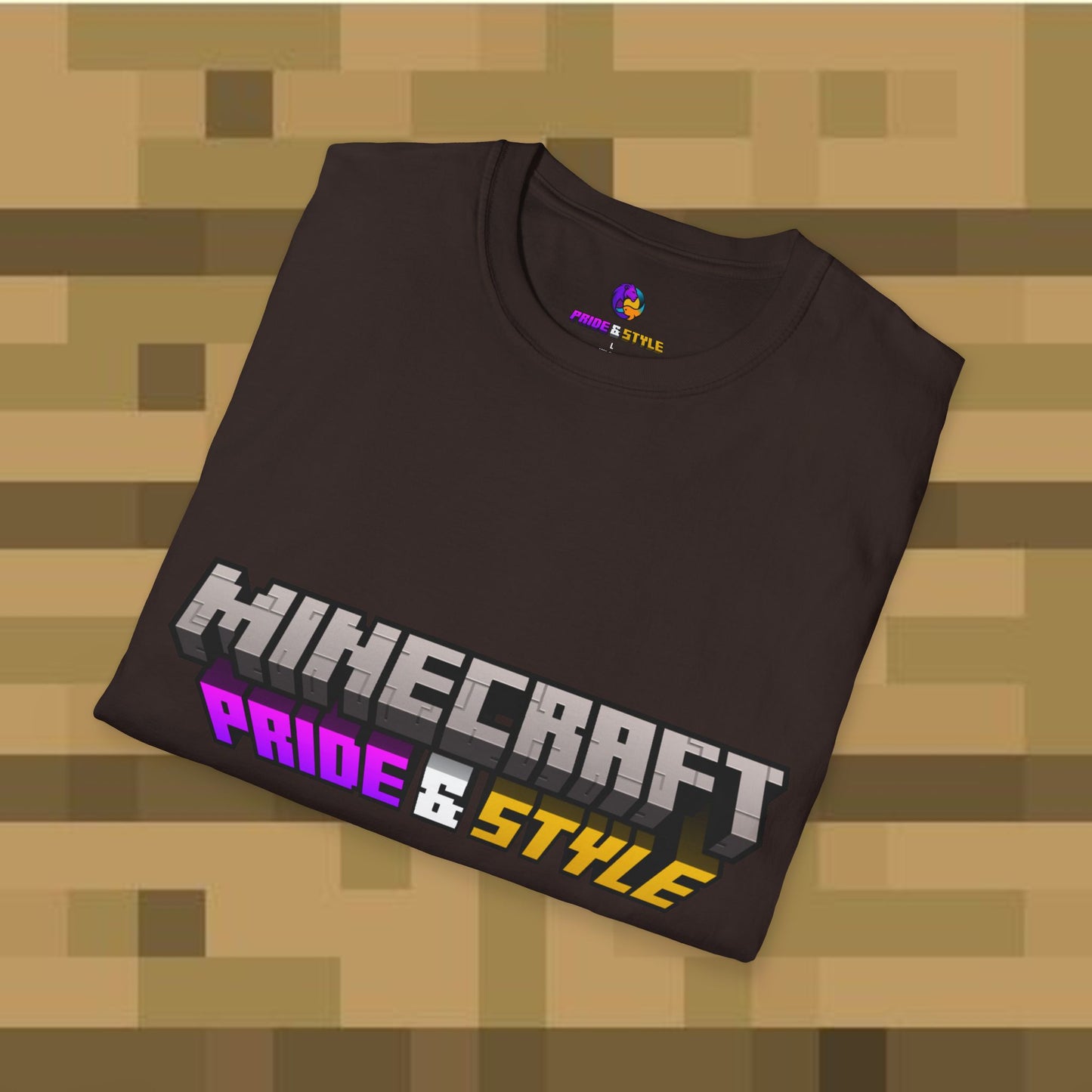 Minecraft Pride & Style T-Shirt for Game Lovers, Unisex Graphic Tee for Pride Events, Casual Wear, Gamer Gift, Comfortable Fashion