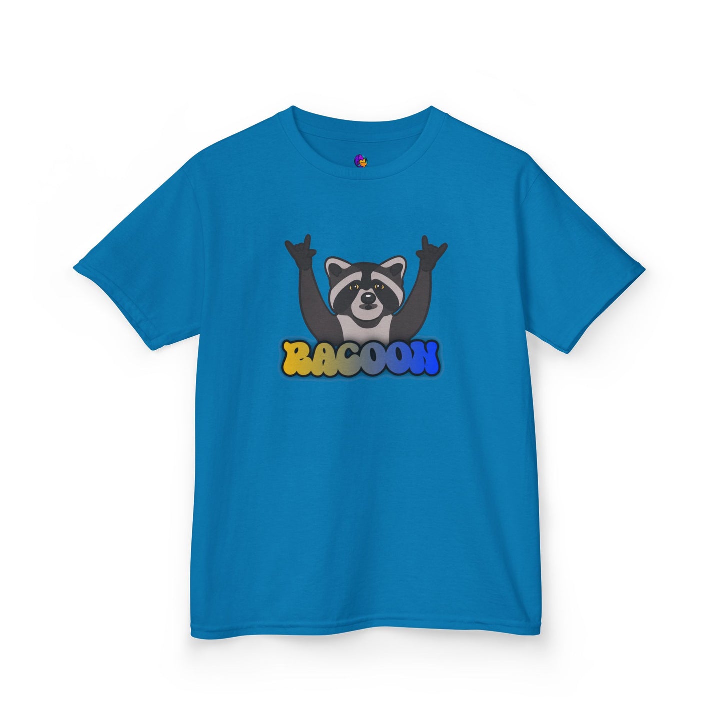 Rockin' Raccoon Kids Tee | Fun Cotton Shirt for Boys & Girls, Cute Animal Graphic Tee, Birthday Gift, Playtime Essential