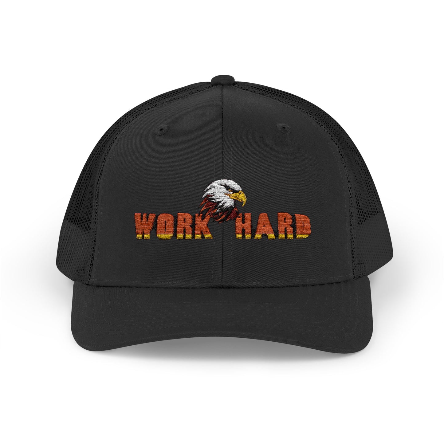 Work Hard Eagle Snapback Cap