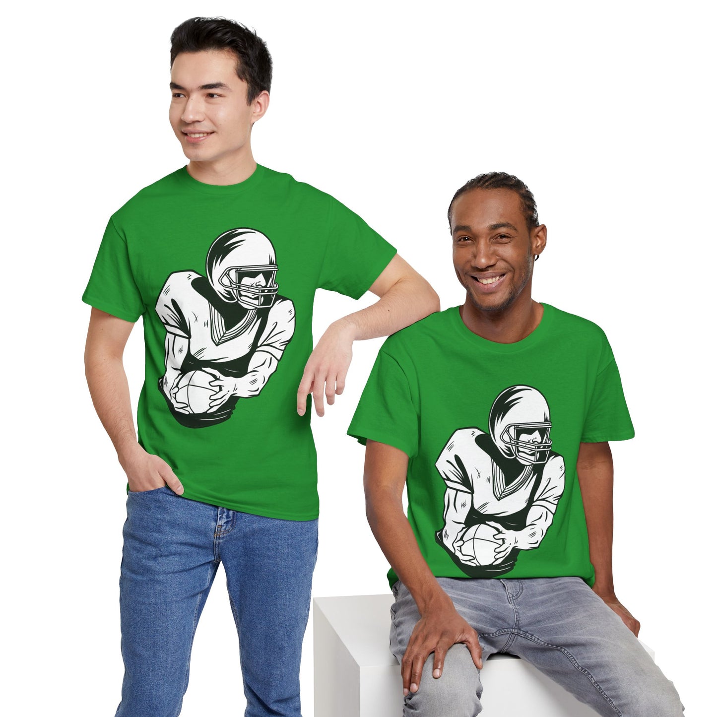 Football Graphic Tee, Casual wear.
