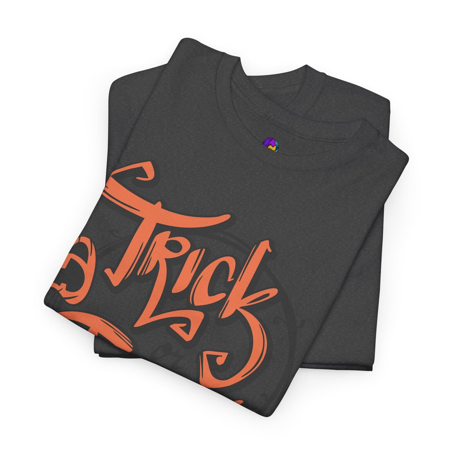 Halloween Trick or Treat Unisex Tee, Spooky Cotton Shirt, Fall Fashion, Halloween Costume Tee, Autumn Celebration Wear, Kids and Adults