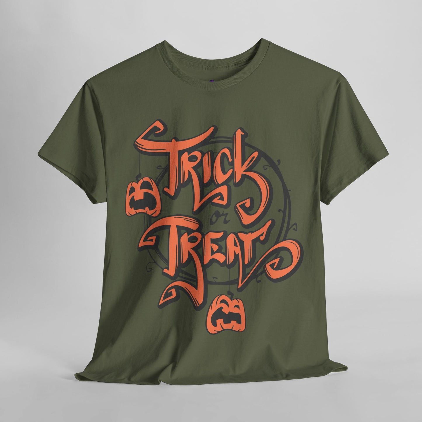 Halloween Trick or Treat Unisex Tee, Spooky Cotton Shirt, Fall Fashion, Halloween Costume Tee, Autumn Celebration Wear, Kids and Adults