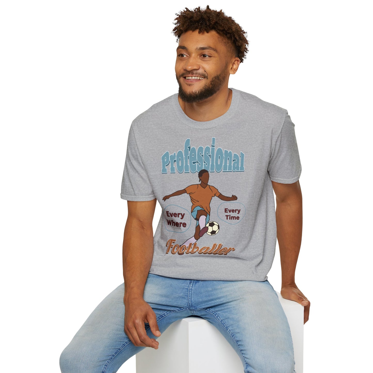 Footballer Unisex T-Shirt - Casual Sports Tee for Football Lovers