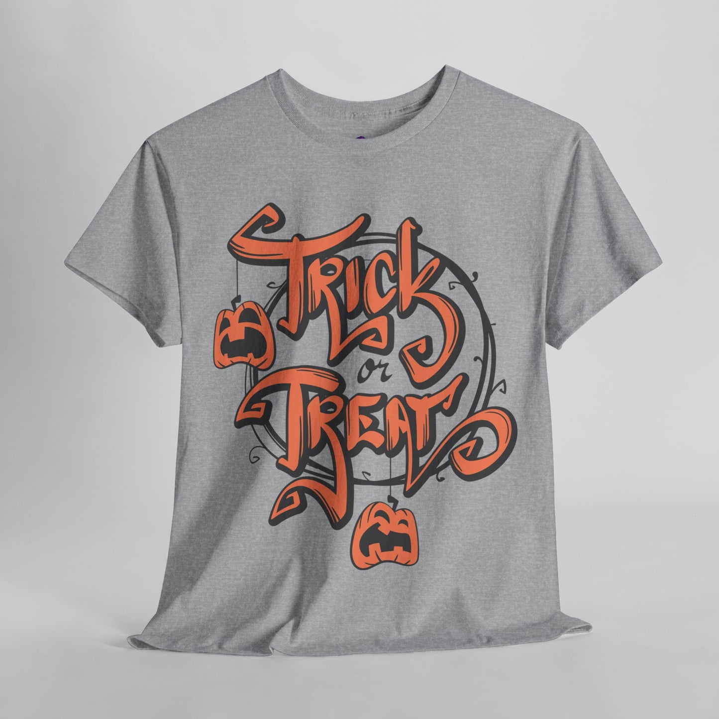 Halloween Trick or Treat Unisex Tee, Spooky Cotton Shirt, Fall Fashion, Halloween Costume Tee, Autumn Celebration Wear, Kids and Adults