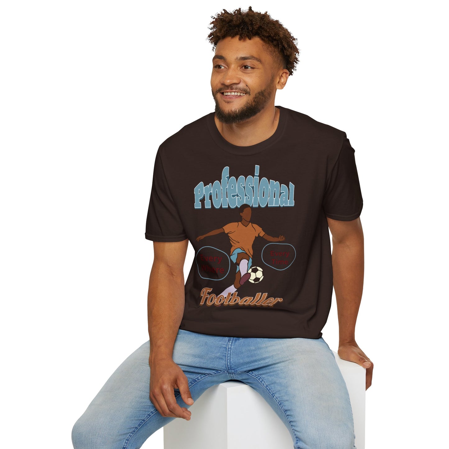 Footballer Unisex T-Shirt - Casual Sports Tee for Football Lovers
