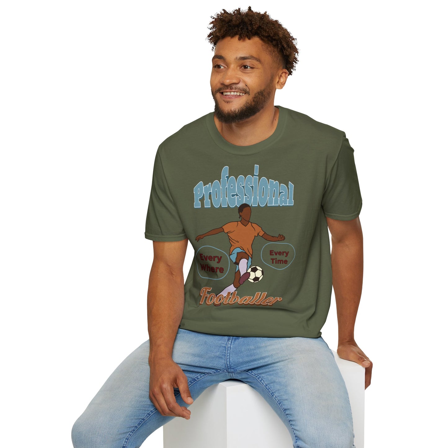 Footballer Unisex T-Shirt - Casual Sports Tee for Football Lovers