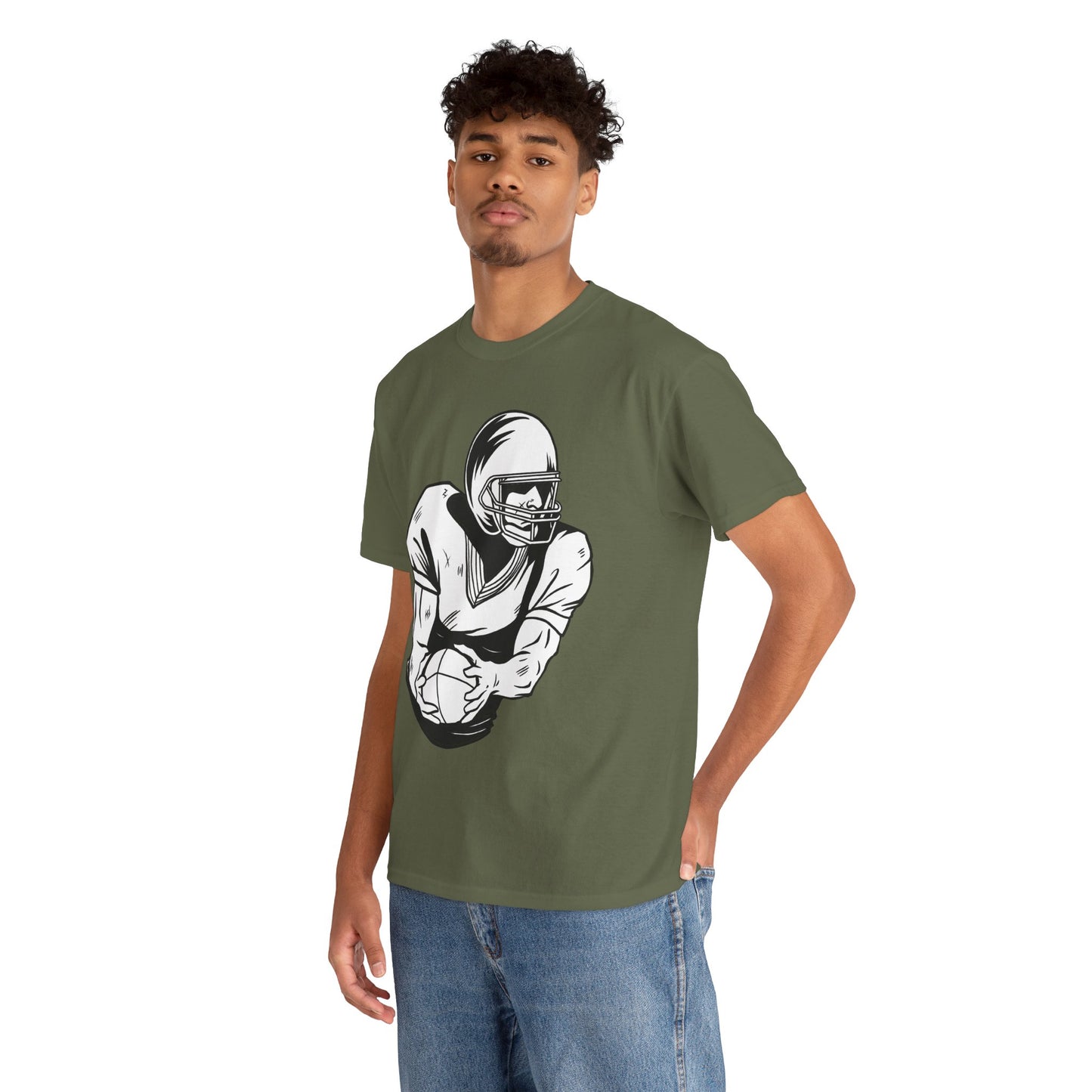 Football Graphic Tee, Casual wear.