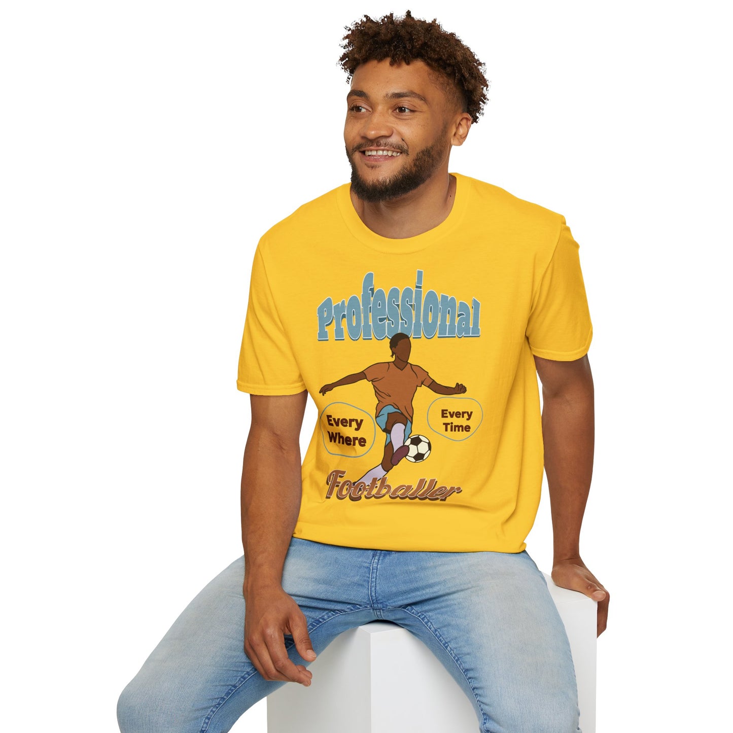 Footballer Unisex T-Shirt - Casual Sports Tee for Football Lovers