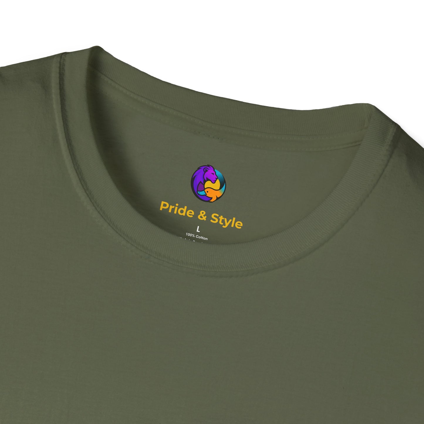 Pride Style Unisex Softstyle T-Shirt, LGBTQ+ Apparel, Gay Pride Shirt, Festival Wear, Affirmation Tee, Inclusive Fashion