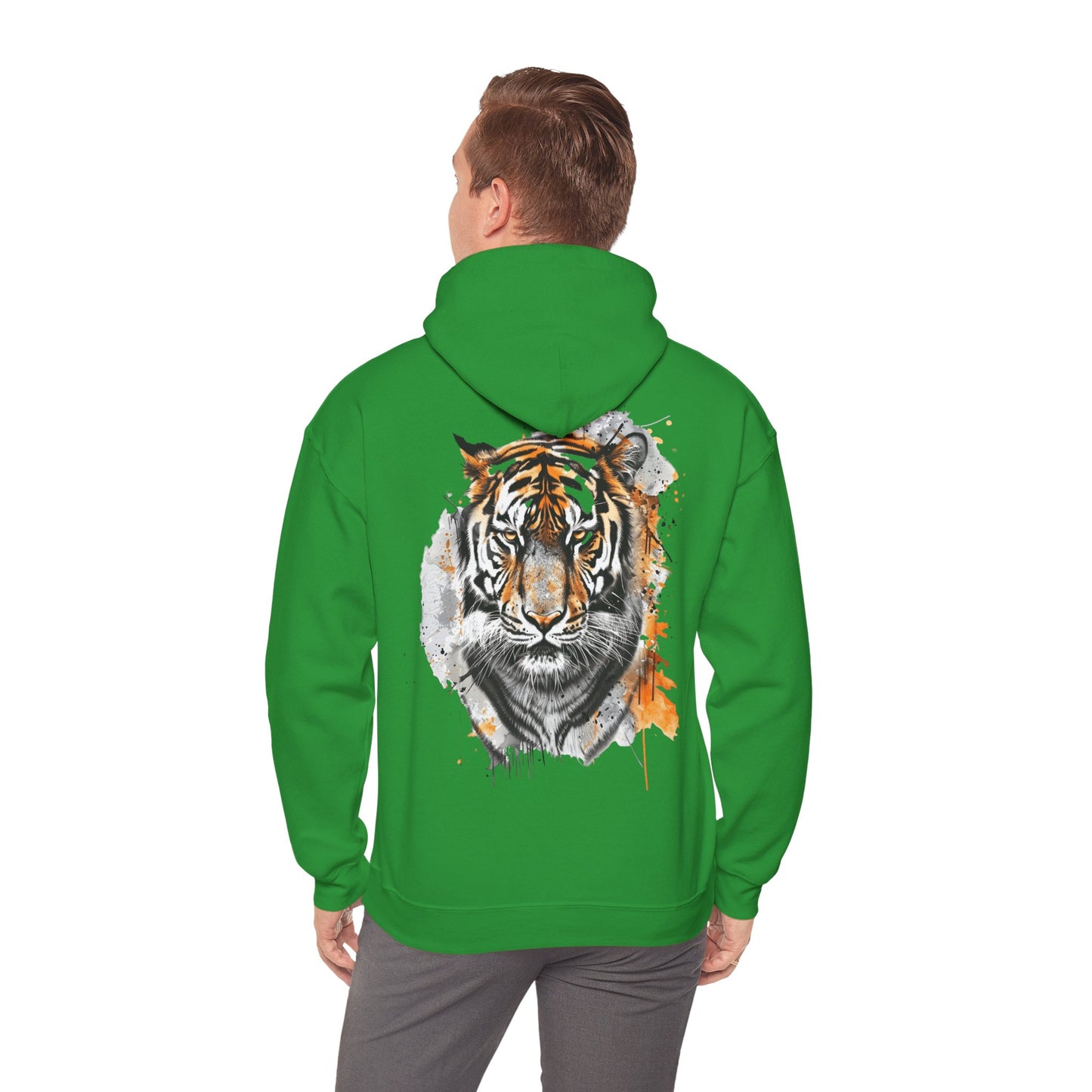Magnificent Tiger Hooded Sweatshirt for Those Who Love to Be a King, Comfortable Sweater for Everyday Wear, Gift for Birthdays and Nature Lovers.