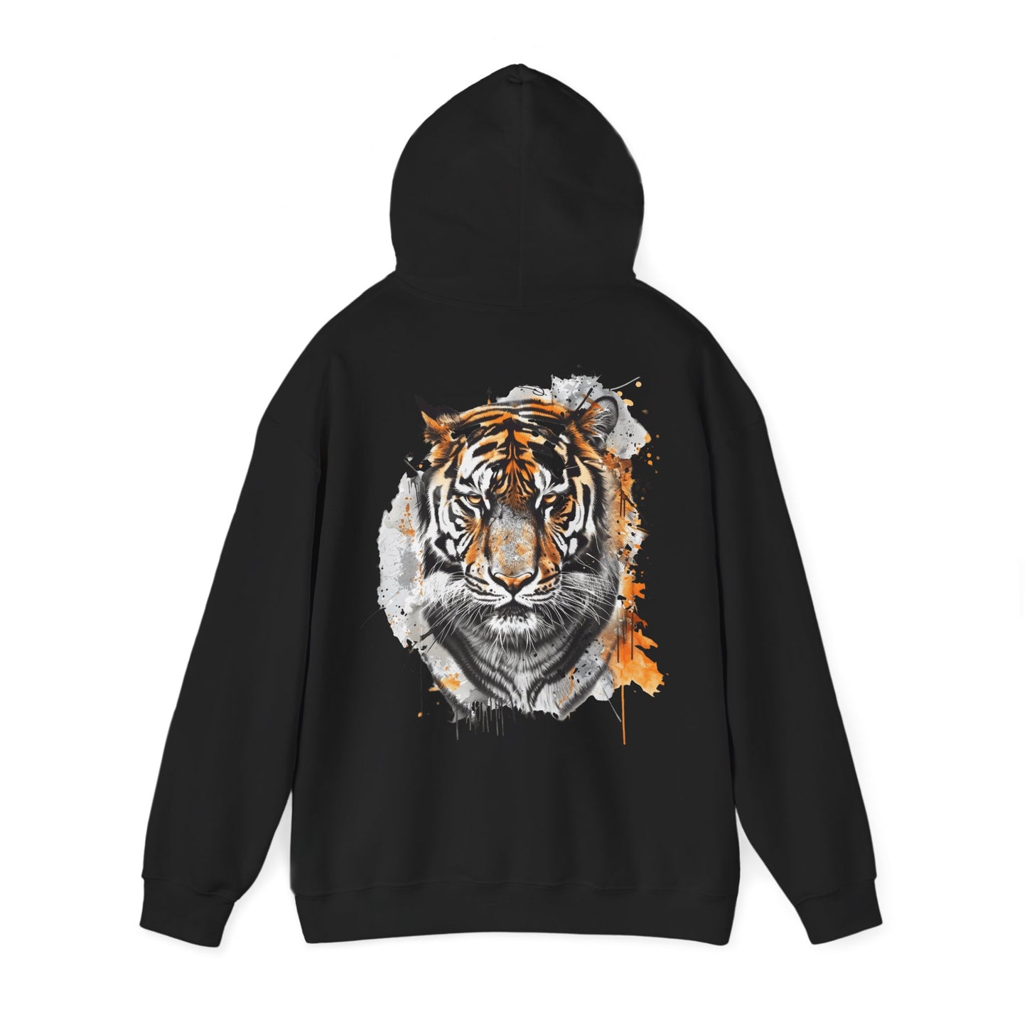 Magnificent Tiger Hooded Sweatshirt for Those Who Love to Be a King, Comfortable Sweater for Everyday Wear, Gift for Birthdays and Nature Lovers.