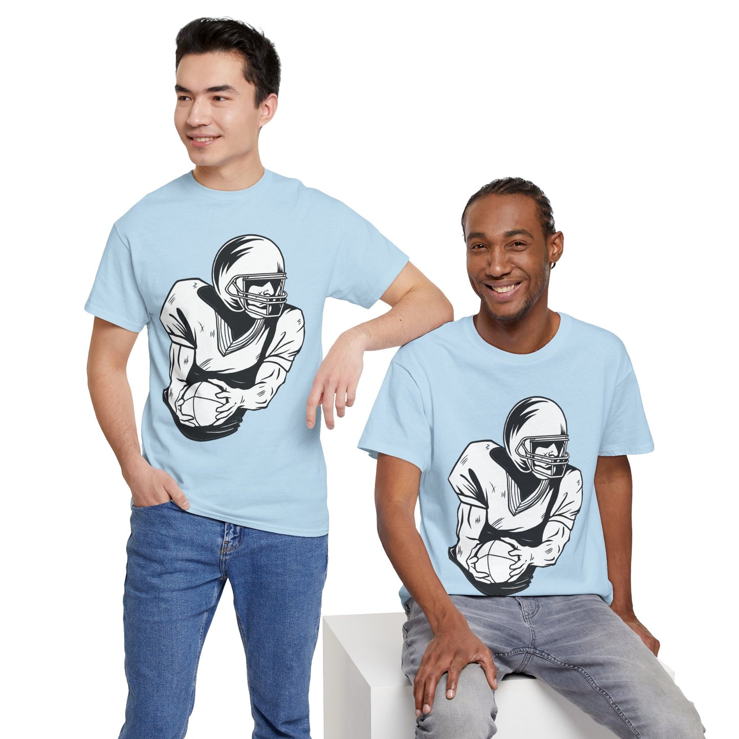 Football Graphic Tee, Casual wear.