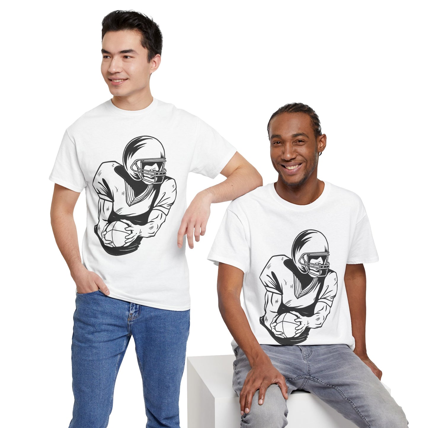Football Graphic Tee, Casual wear.