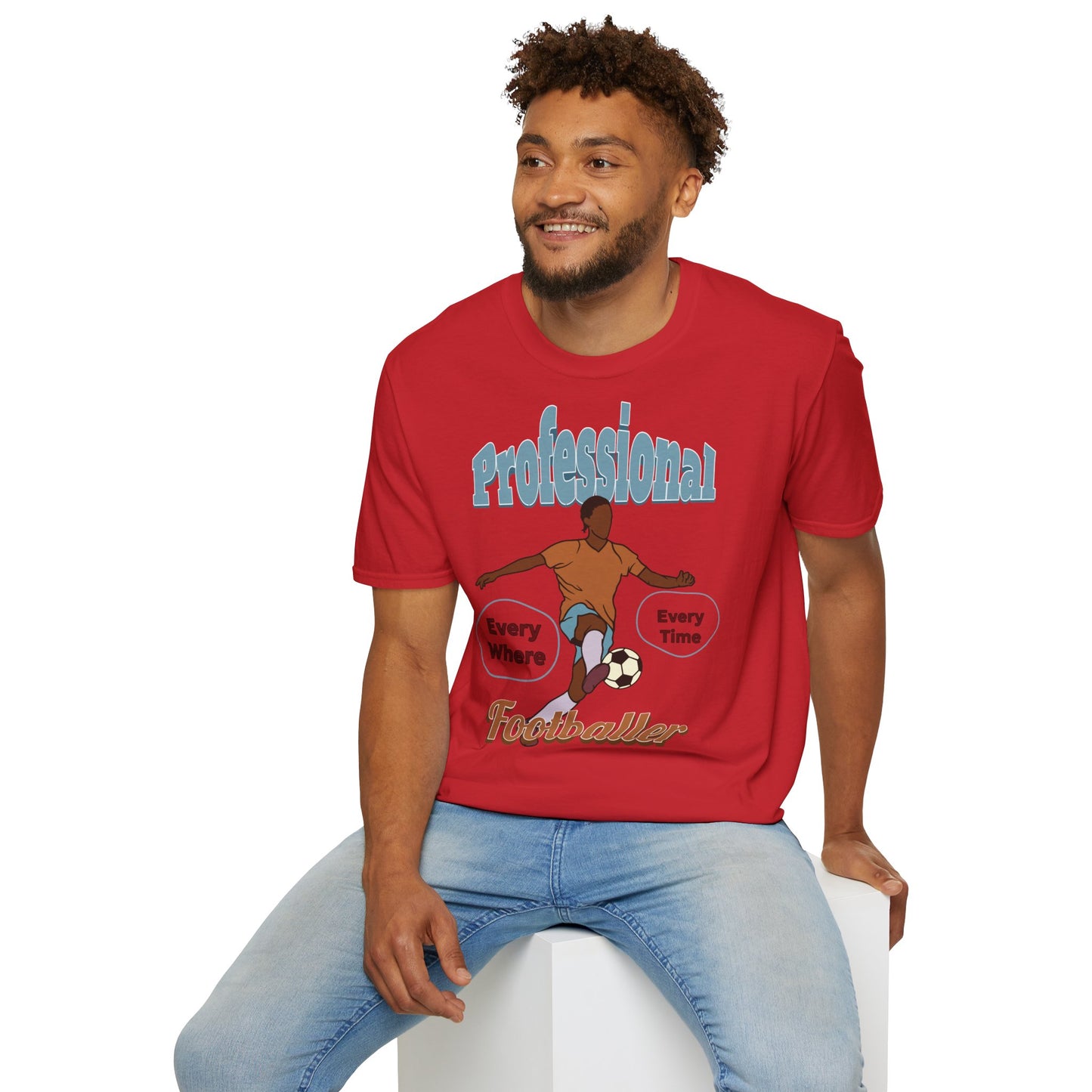 Footballer Unisex T-Shirt - Casual Sports Tee for Football Lovers