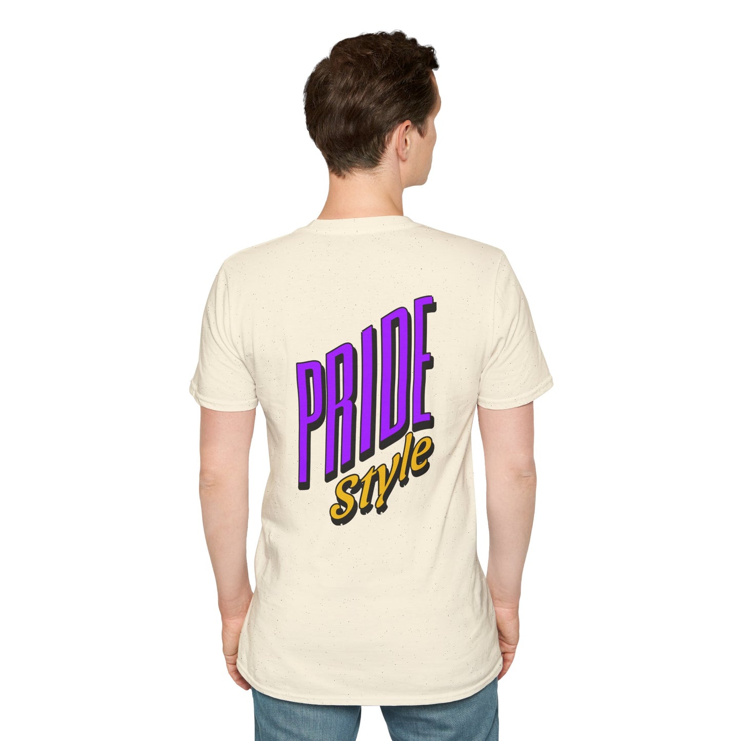 Pride Style Unisex Softstyle T-Shirt, LGBTQ+ Apparel, Gay Pride Shirt, Festival Wear, Affirmation Tee, Inclusive Fashion