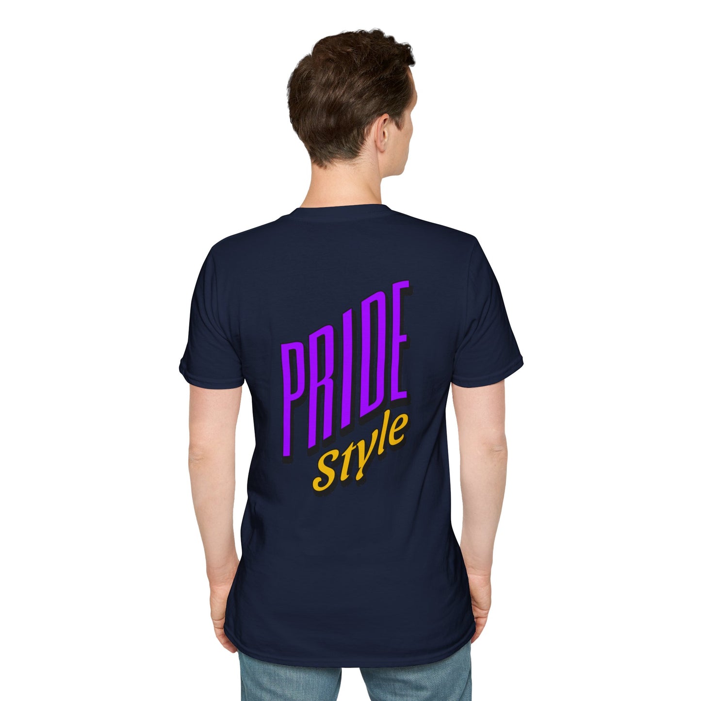 Pride Style Unisex Softstyle T-Shirt, LGBTQ+ Apparel, Gay Pride Shirt, Festival Wear, Affirmation Tee, Inclusive Fashion
