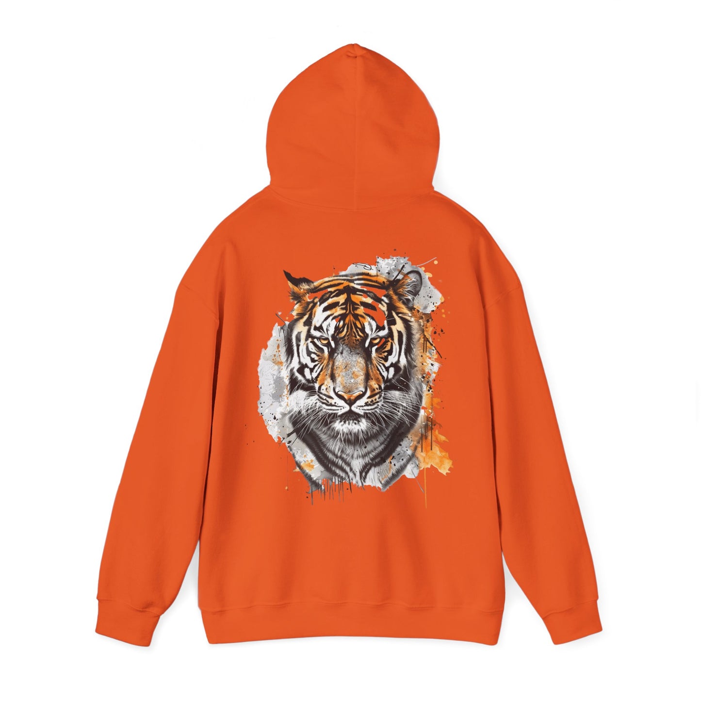 Magnificent Tiger Hooded Sweatshirt for Those Who Love to Be a King, Comfortable Sweater for Everyday Wear, Gift for Birthdays and Nature Lovers.
