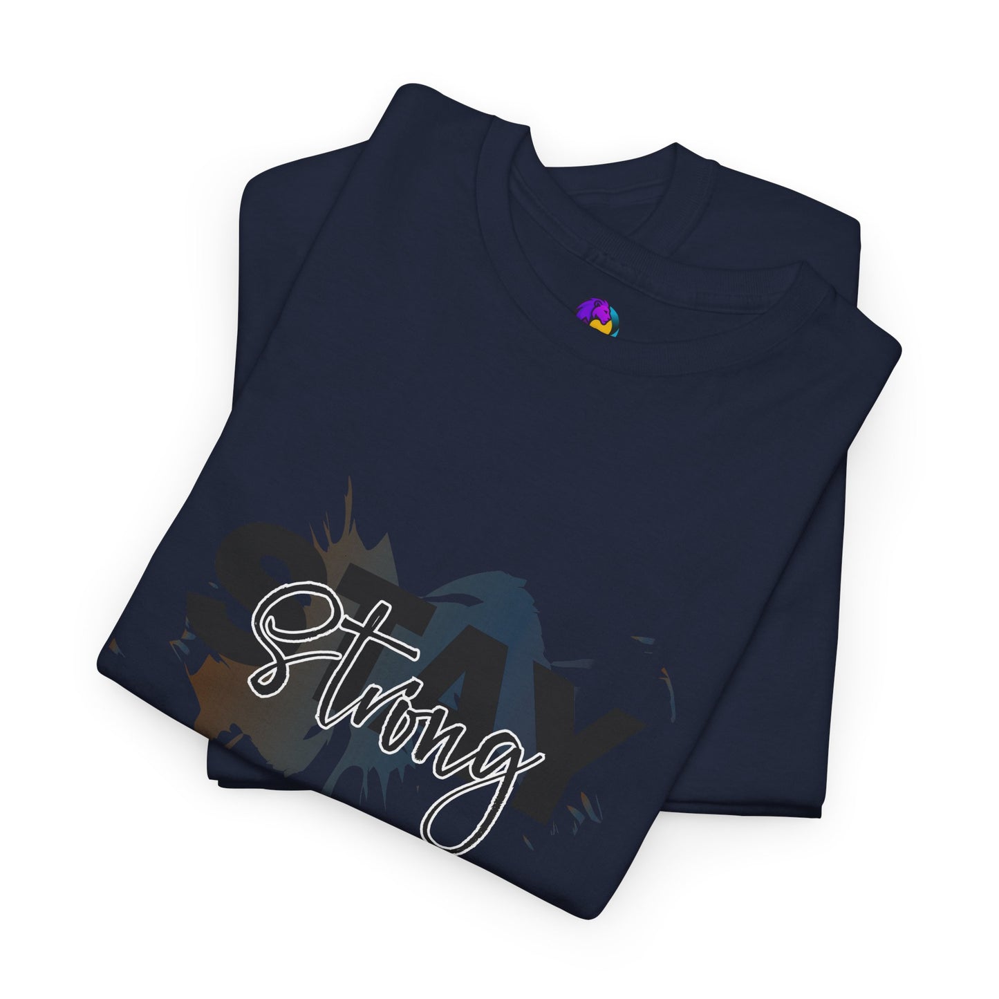 Stay Strong Unisex Heavy Cotton Tee, Inspirational T-Shirt, Motivational Apparel, Casual Wear, Gifts for Him/Her, Everyday Comfort