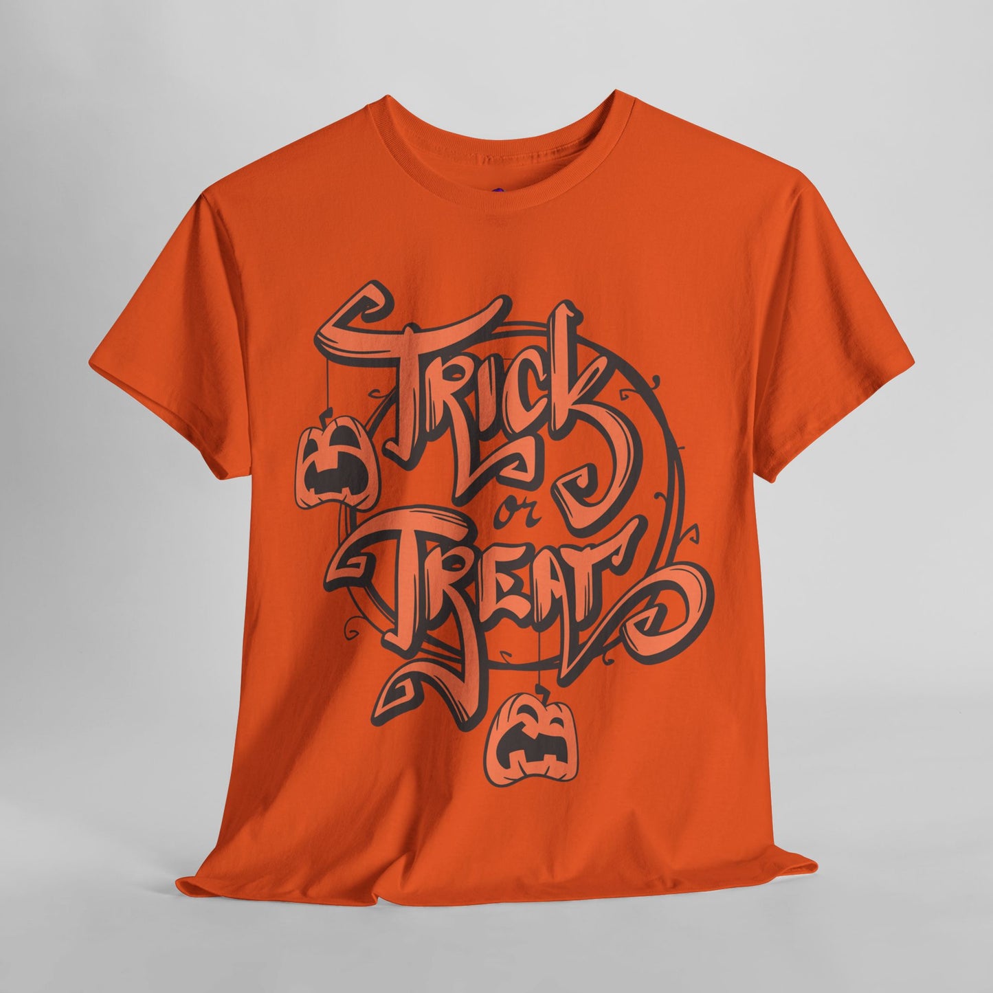 Halloween Trick or Treat Unisex Tee, Spooky Cotton Shirt, Fall Fashion, Halloween Costume Tee, Autumn Celebration Wear, Kids and Adults