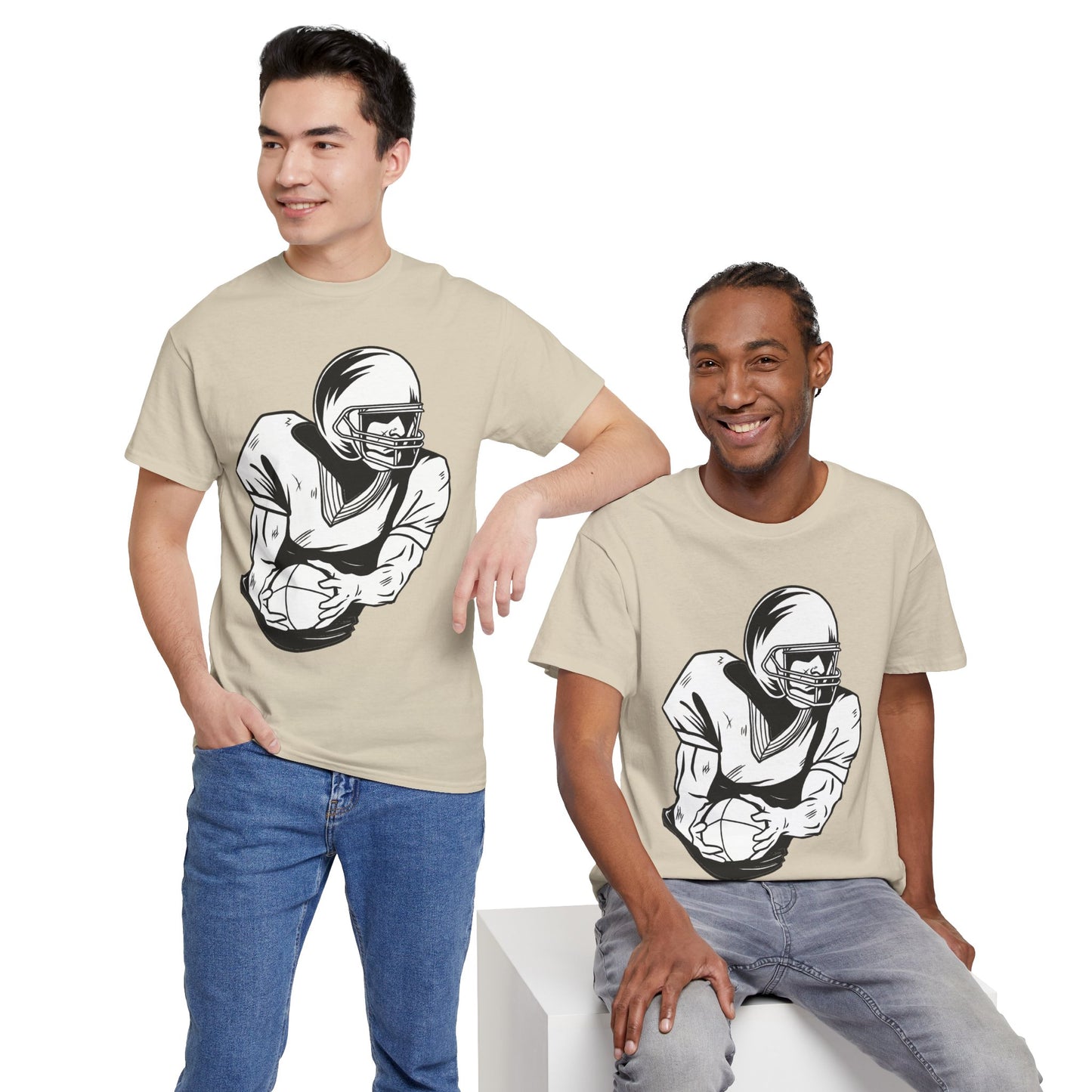 Football Graphic Tee, Casual wear.