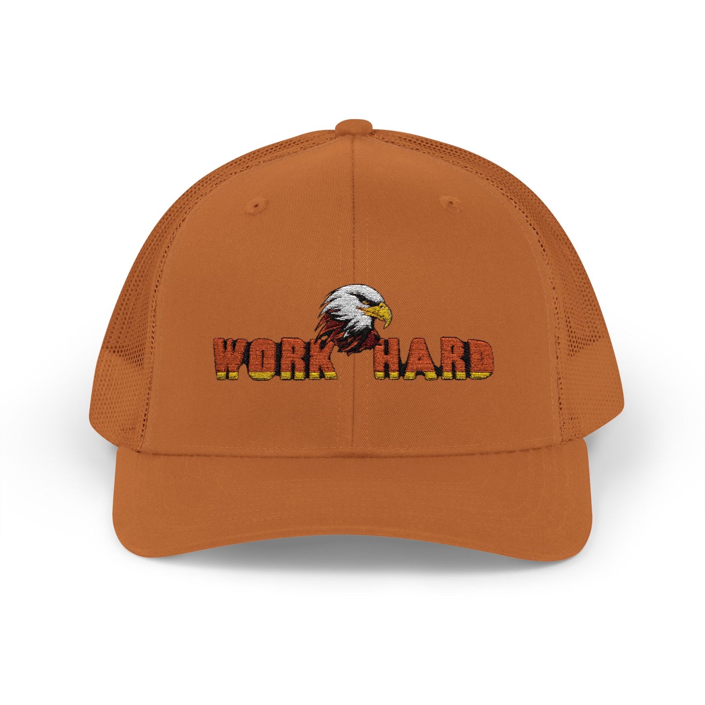 Work Hard Eagle Snapback Cap
