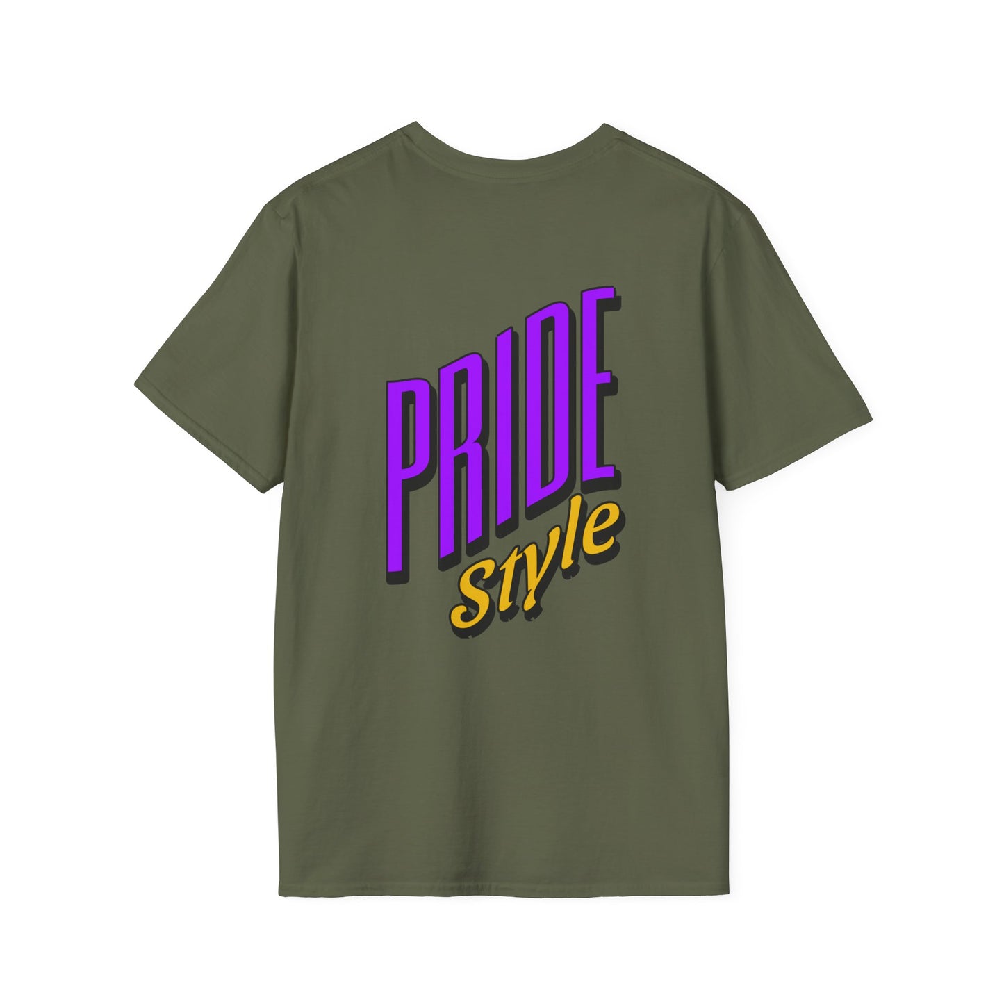 Pride Style Unisex Softstyle T-Shirt, LGBTQ+ Apparel, Gay Pride Shirt, Festival Wear, Affirmation Tee, Inclusive Fashion