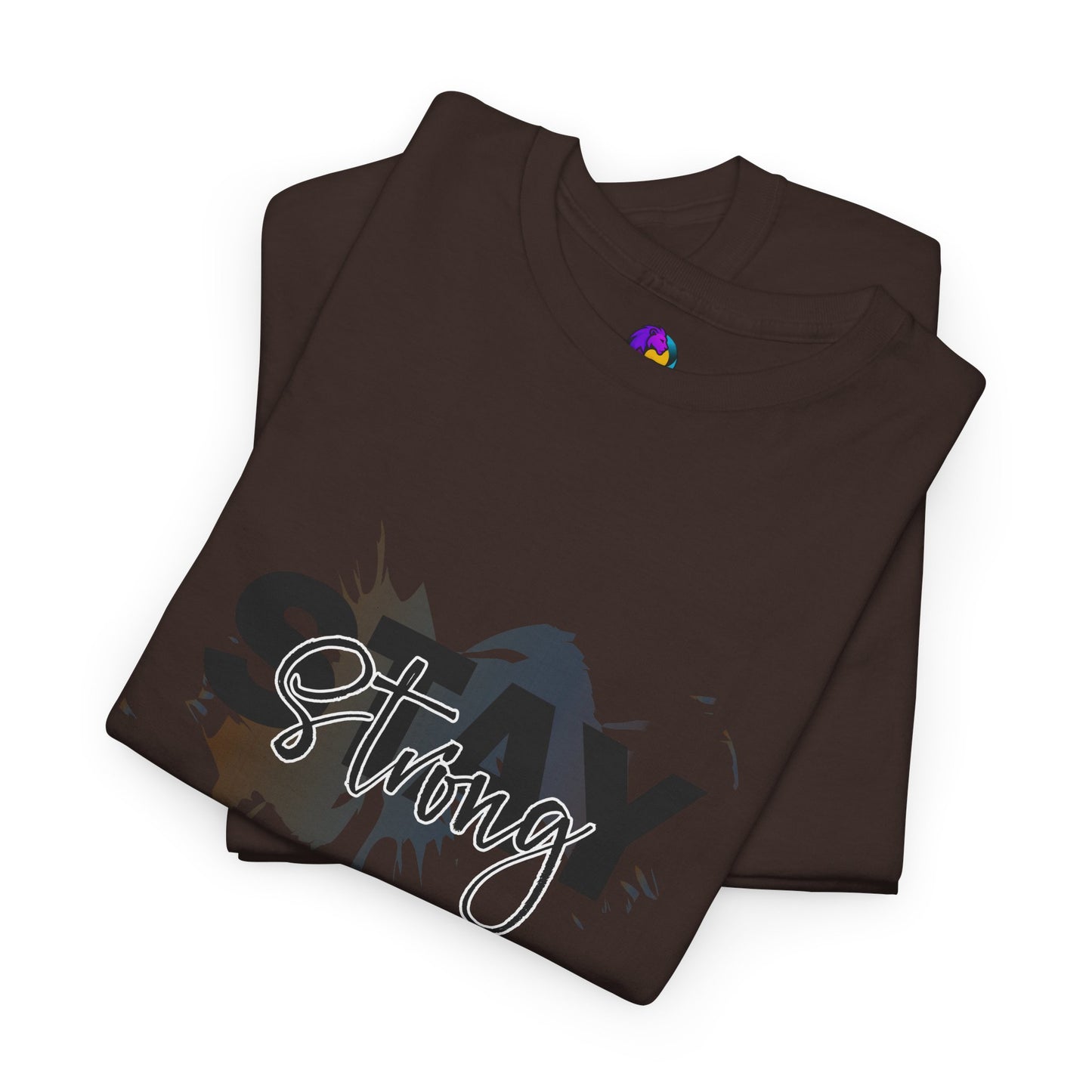 Stay Strong Unisex Heavy Cotton Tee, Inspirational T-Shirt, Motivational Apparel, Casual Wear, Gifts for Him/Her, Everyday Comfort