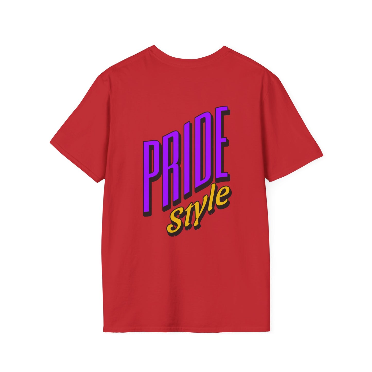 Pride Style Unisex Softstyle T-Shirt, LGBTQ+ Apparel, Gay Pride Shirt, Festival Wear, Affirmation Tee, Inclusive Fashion