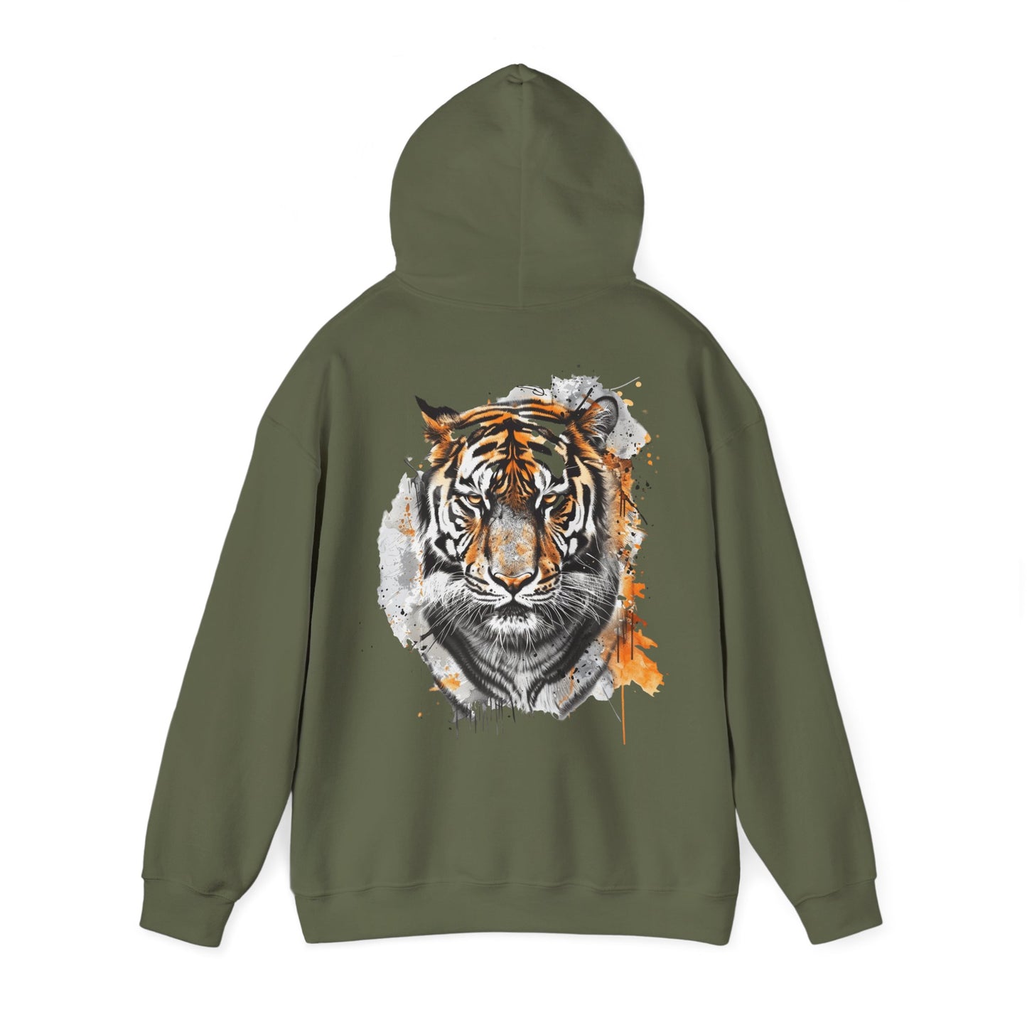 Magnificent Tiger Hooded Sweatshirt for Those Who Love to Be a King, Comfortable Sweater for Everyday Wear, Gift for Birthdays and Nature Lovers.