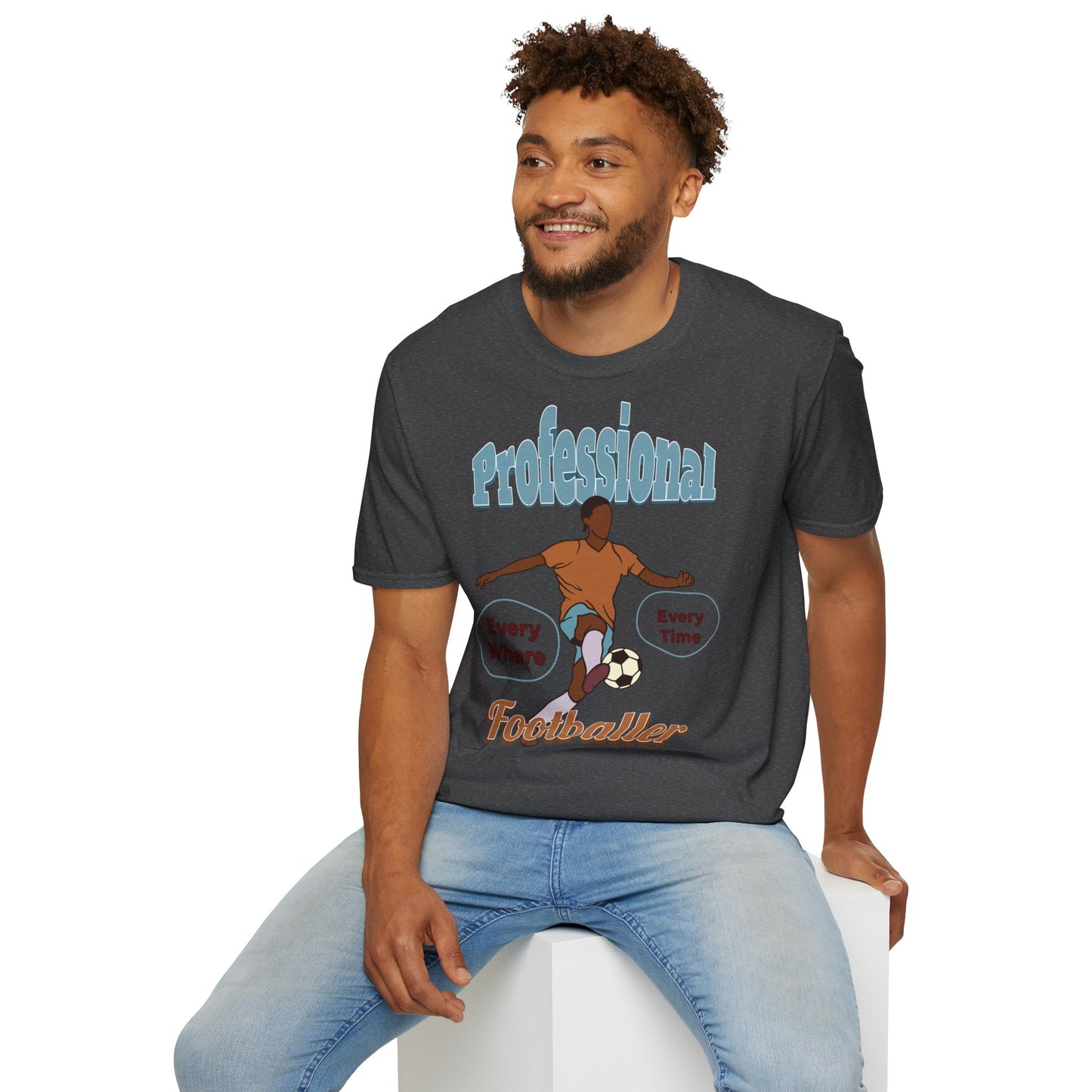 Footballer Unisex T-Shirt - Casual Sports Tee for Football Lovers