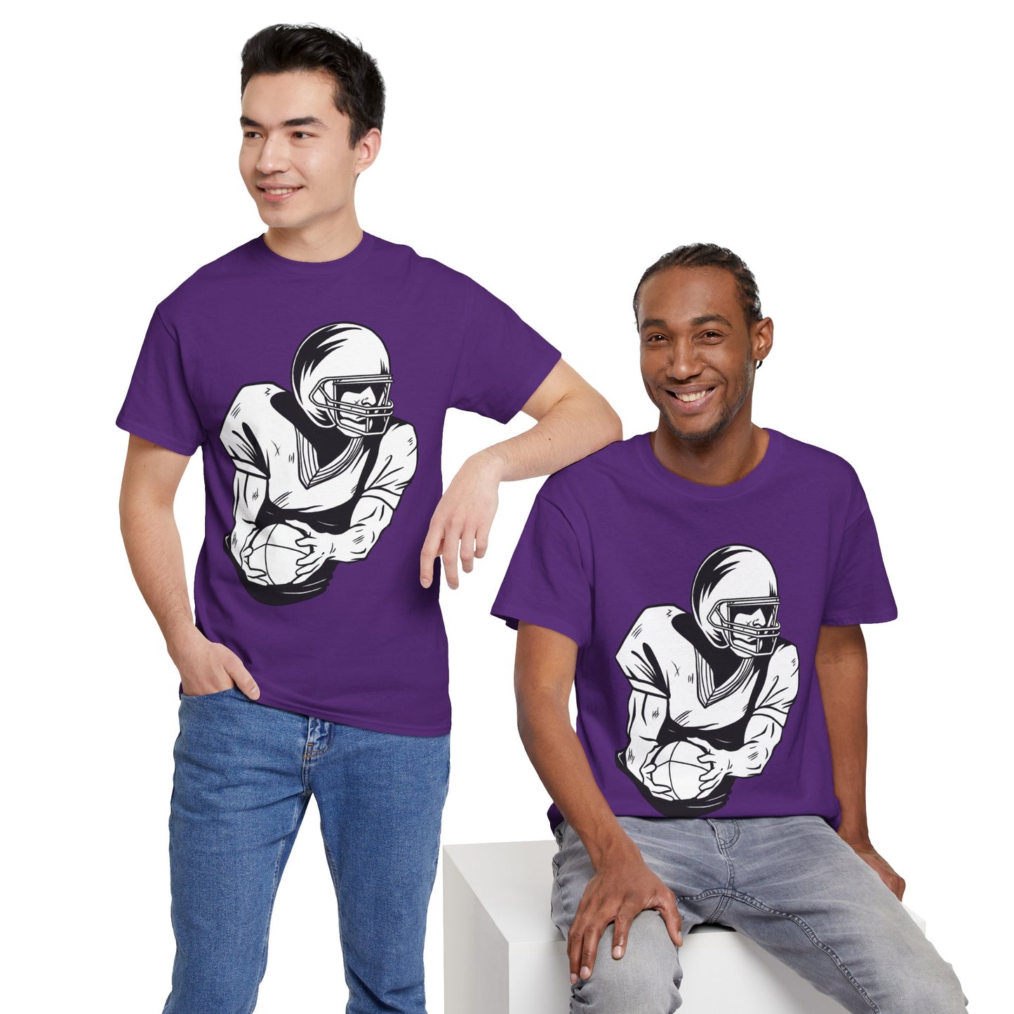 Football Graphic Tee, Casual wear.