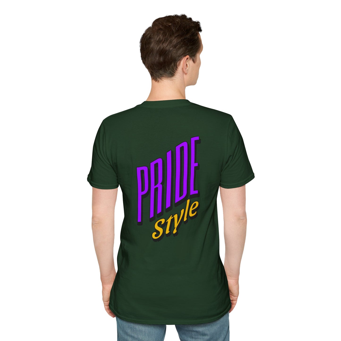 Pride Style Unisex Softstyle T-Shirt, LGBTQ+ Apparel, Gay Pride Shirt, Festival Wear, Affirmation Tee, Inclusive Fashion