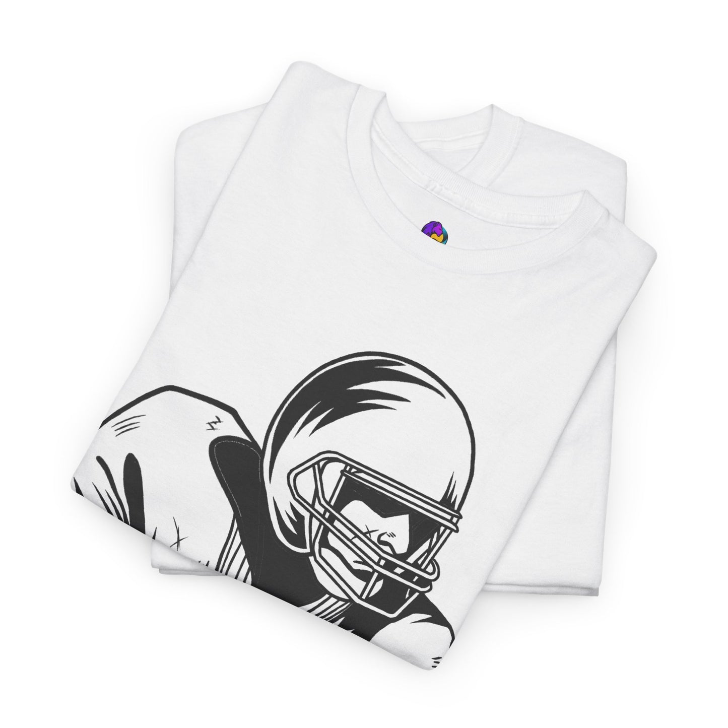 Football Graphic Tee, Casual wear.