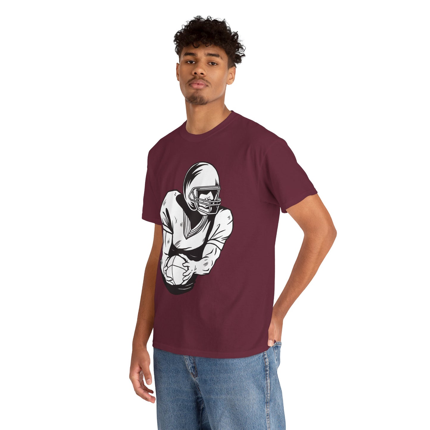 Football Graphic Tee, Casual wear.