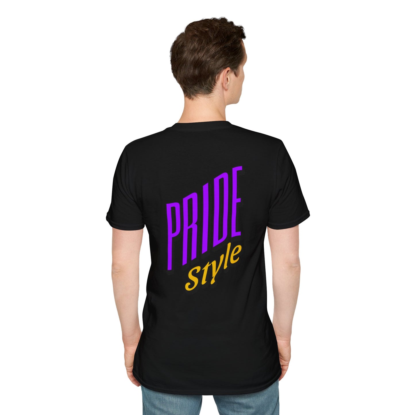 Pride Style Unisex Softstyle T-Shirt, LGBTQ+ Apparel, Gay Pride Shirt, Festival Wear, Affirmation Tee, Inclusive Fashion