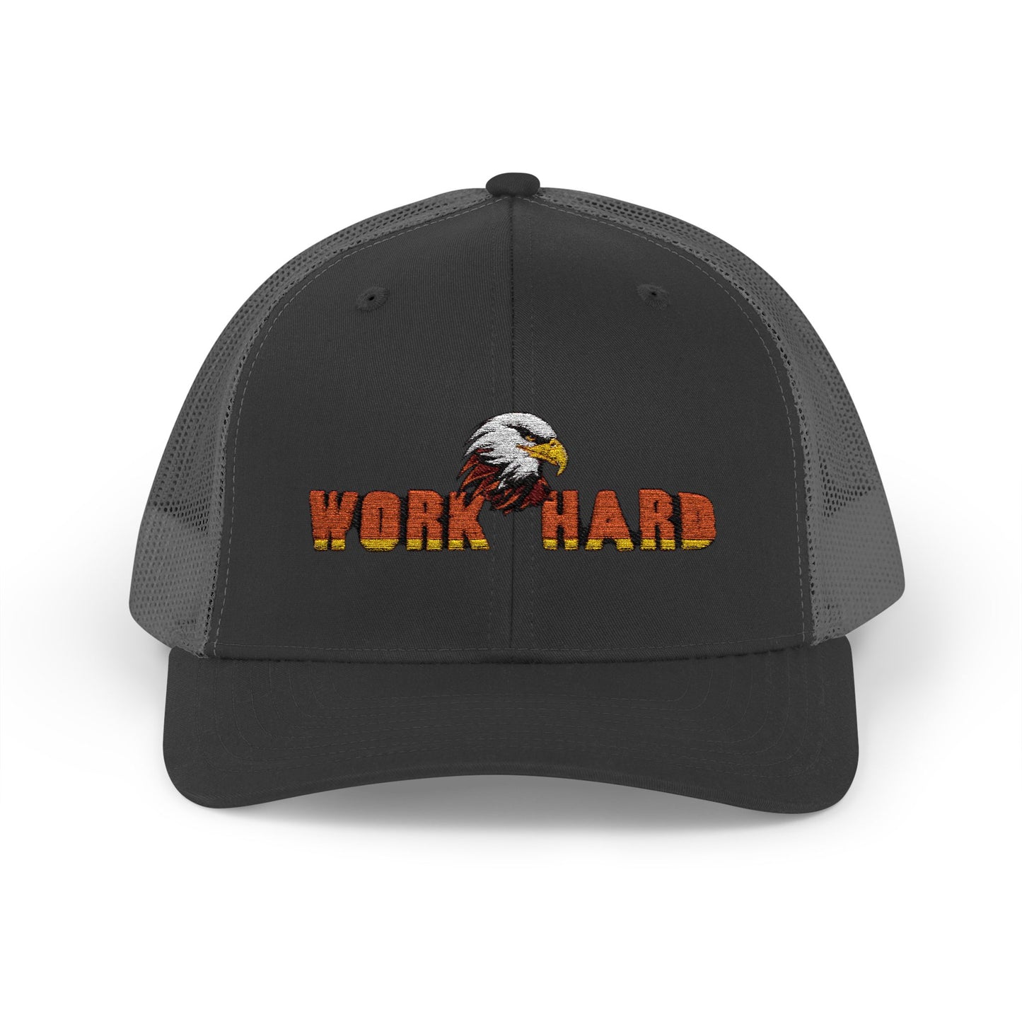 Work Hard Eagle Snapback Cap