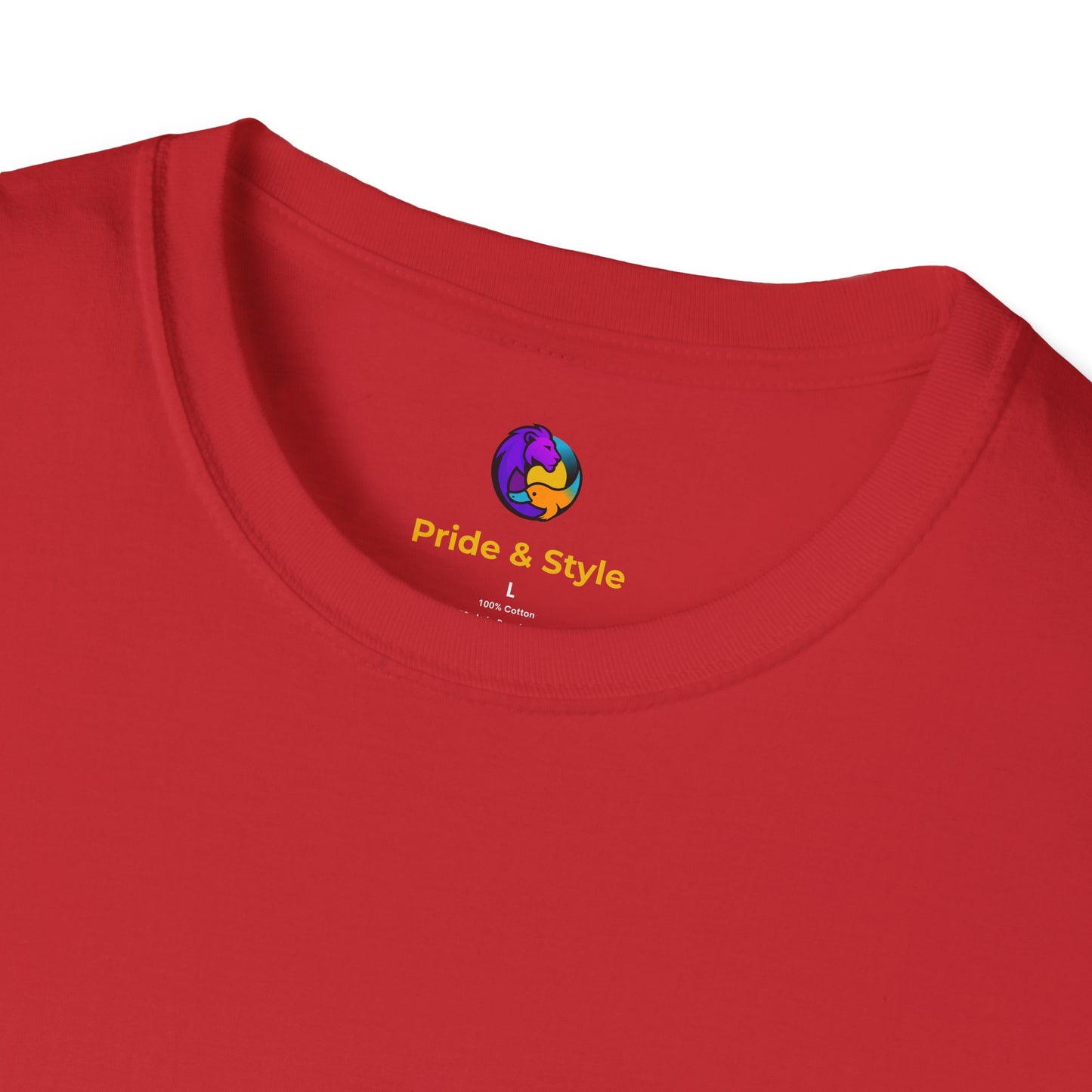 Pride Style Unisex Softstyle T-Shirt, LGBTQ+ Apparel, Gay Pride Shirt, Festival Wear, Affirmation Tee, Inclusive Fashion