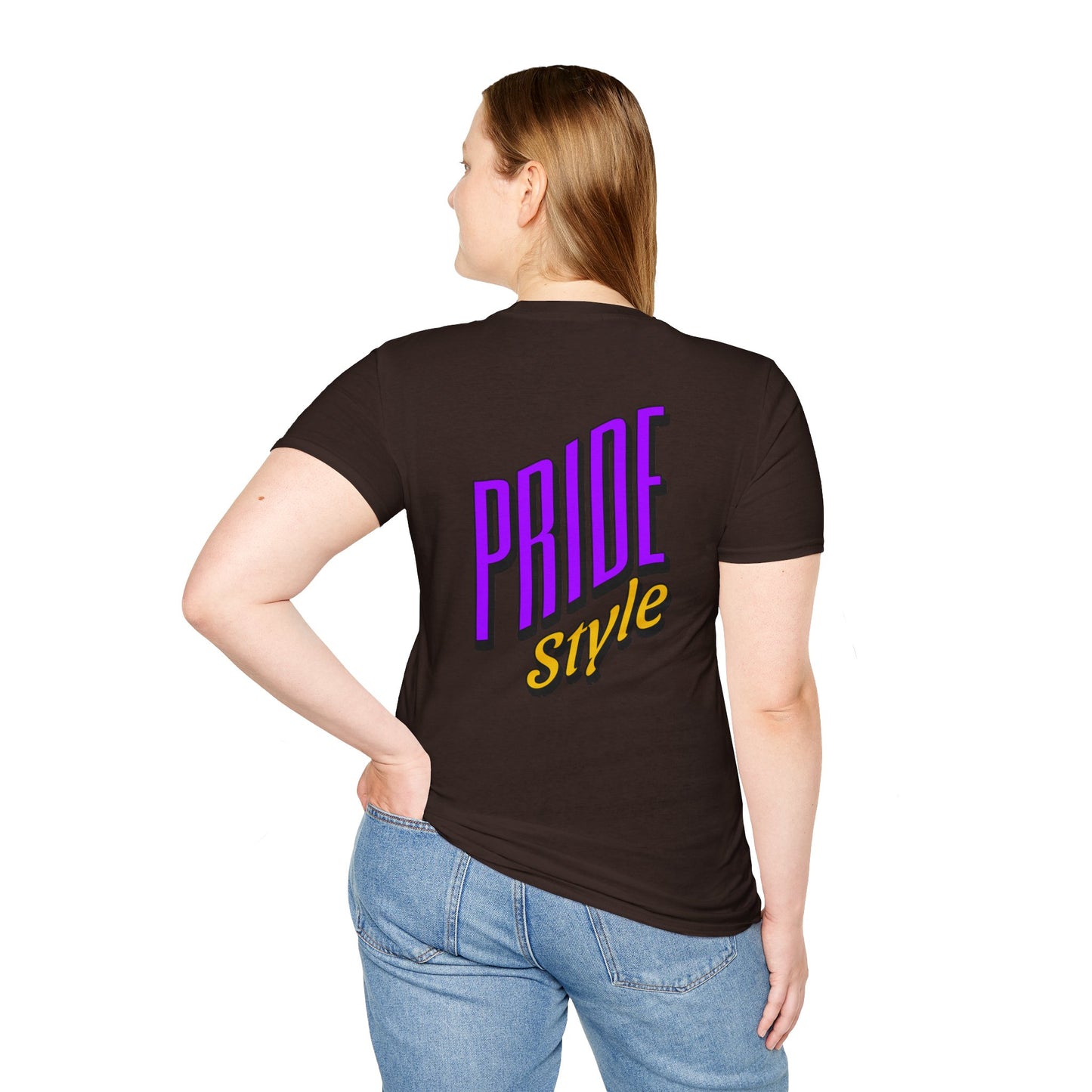 Pride Style Unisex Softstyle T-Shirt, LGBTQ+ Apparel, Gay Pride Shirt, Festival Wear, Affirmation Tee, Inclusive Fashion