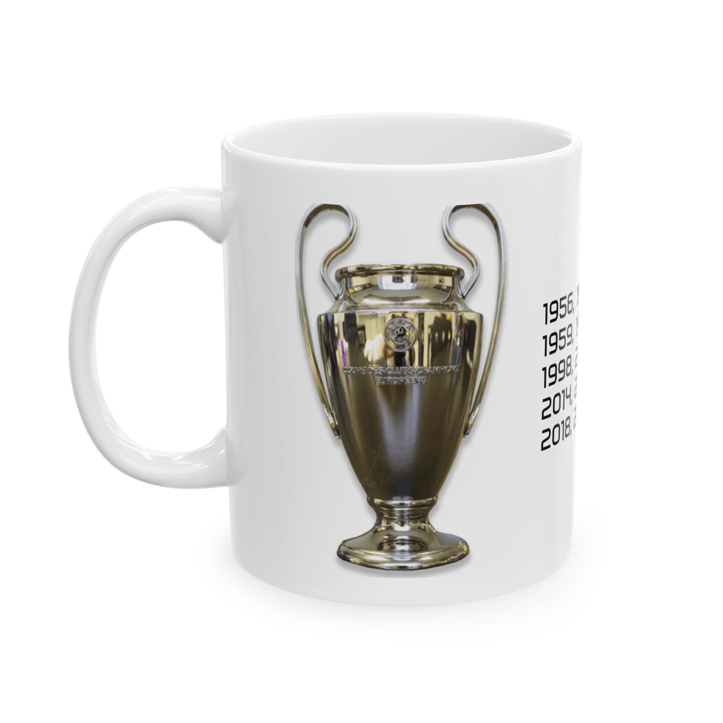 Mug - Real Madrid Champions League History Ceramic Mug (11oz, 15oz)